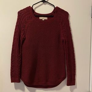 LOFT Maroon Sweater - Size SP